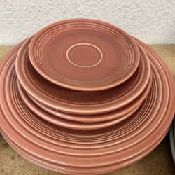 Firstaware Vintage Rose Plates and one Saucer 