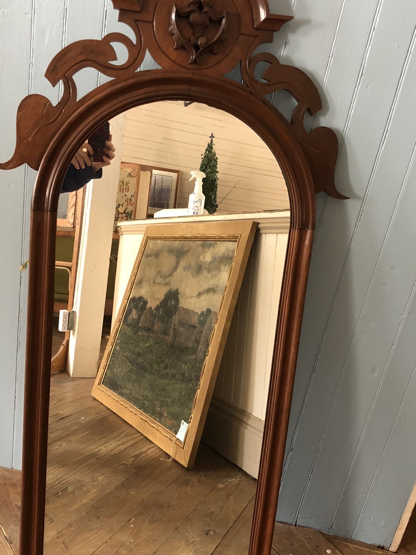 Stunning Victorian Mirror 54 x 26