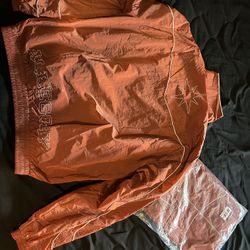 “ALLEGORY” Burnt Orange Windbreaker