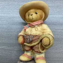NIB CHERISHED TEDDIES ROY IM YOUR COWBOY FIGURINE 