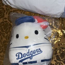 Dodgers Hello Kitty Squishmallow