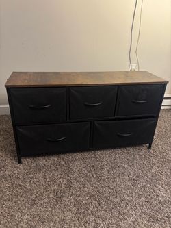 Tv stand with bins