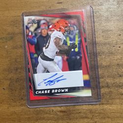 2024 LEAF CHASE BROWN AUTOGRAPHED CARD