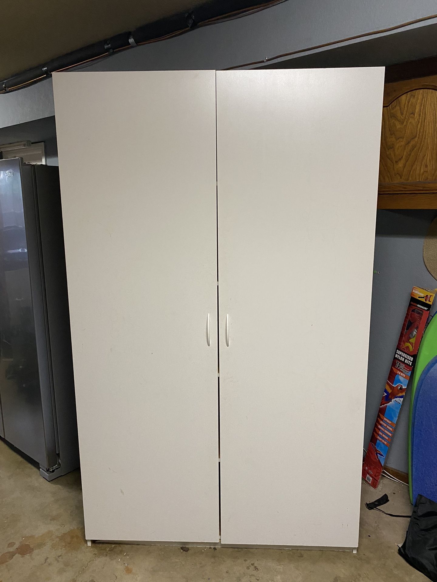 White Storage Cabinet 