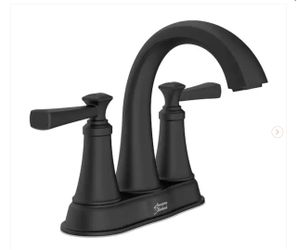 American Standard Rumson 4 in. Centerset 2-Handle Bathroom Faucet in Matte Black - New