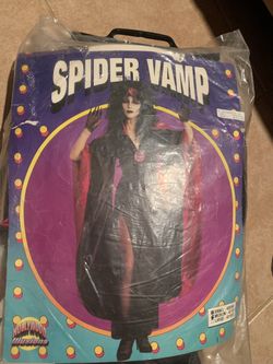 Ladies Spider Vamp Costume 