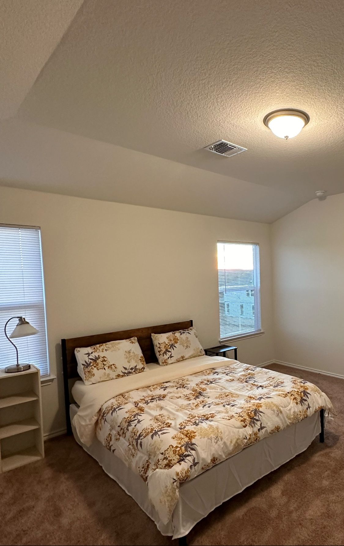 Queen Bed Frame with Headboard and Footboard, with Under Bed Storage