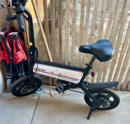 Electric e-bike with charger