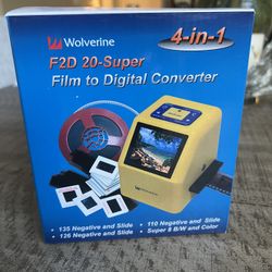 Wolverine 4-in-1 F2D 20 Super Film-to-digital Converter Perfect