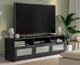 BRIMNES TV unit, black like new