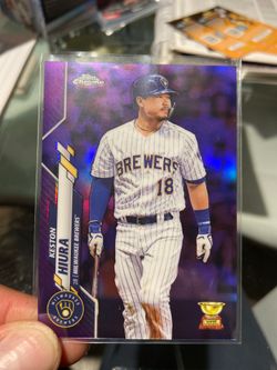 Topps chrome keston hiura card is (numbered)