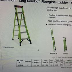 Little Giant King Kombo 6ft Ladder
