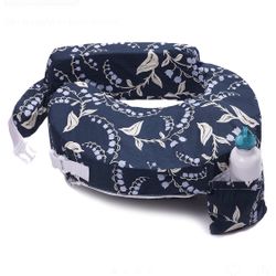 My Brest Friend Original Nursing Pillow, Breastfeeding Pillow w/ Side Pocket