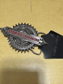 New! Disturbed Belt Buckle