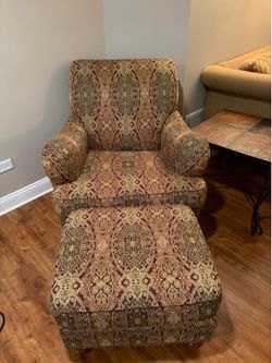 Chair and ottoman
