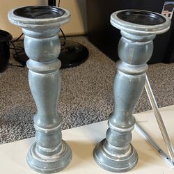 Nice Candle Holders 15” Tall $15 Arciero St