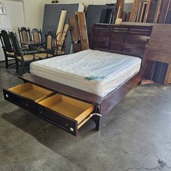 Queen Bed And Mattress