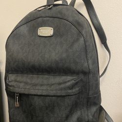 Michael Kors Large PVC Jet Set Backpack Black