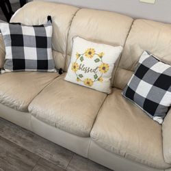2 Piece Sofas And One Center Table