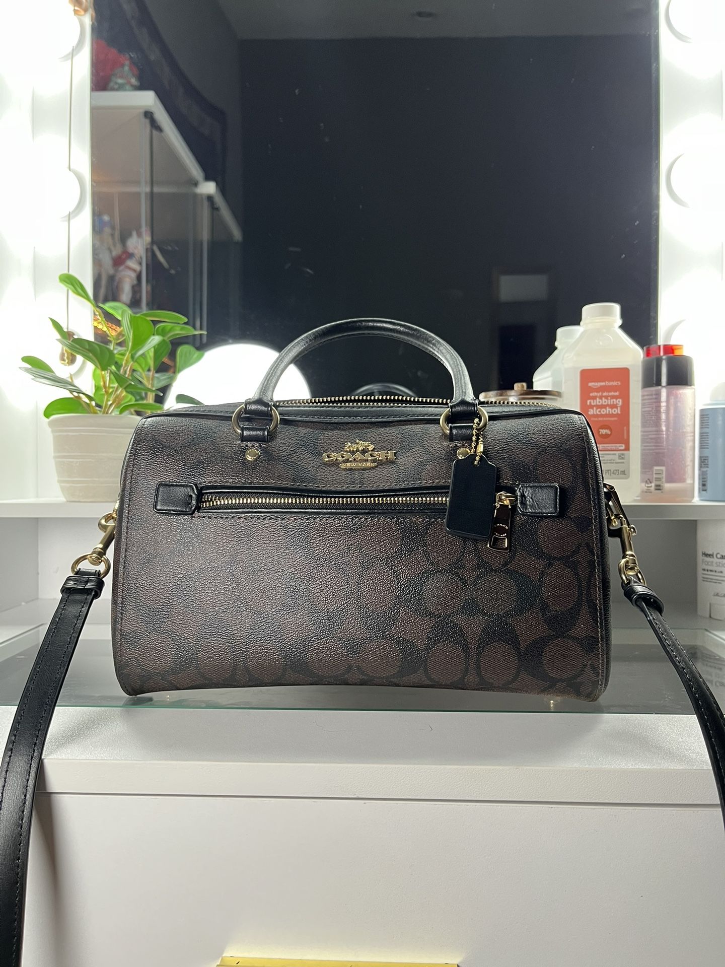 Coach Rowan Satchel in Signature Canvas