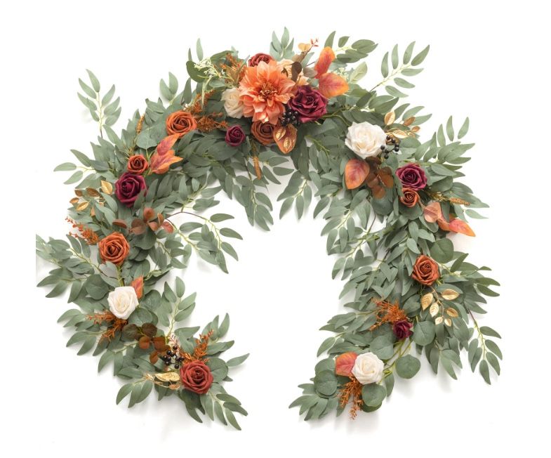 Ling's Moment Artificial Floral Swag - Terracotta