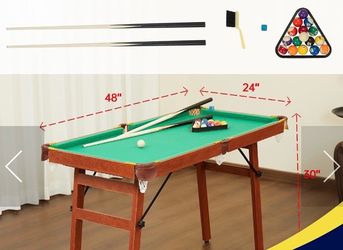48 inch pool table or foosball table?