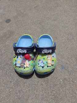Blue crocs