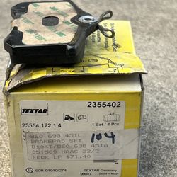 TEXTAR Brake Pads (contact info removed)