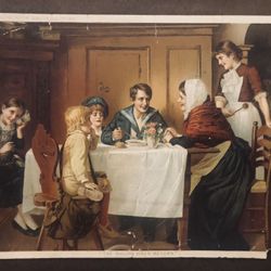 Antique The Boston Traveler Sept. 2, 1895 - The Sailor Boy Returns Print 11 X 8”