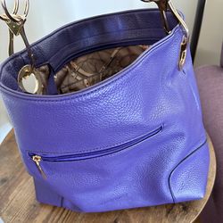 Purple Hobo Shoulder Bag – Soft & Spacious – $25