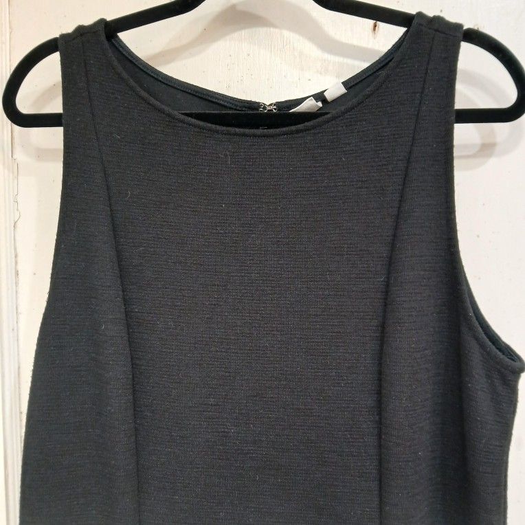 Black Tank Dress Gap Women's Size 16 A-line Hook And Eye Closure Professional