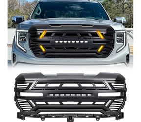 2022 2023 2024 2025 GMC Sierra 1500, Matte Black
Grill