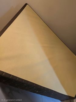Queen size mattress box spring and Frame
