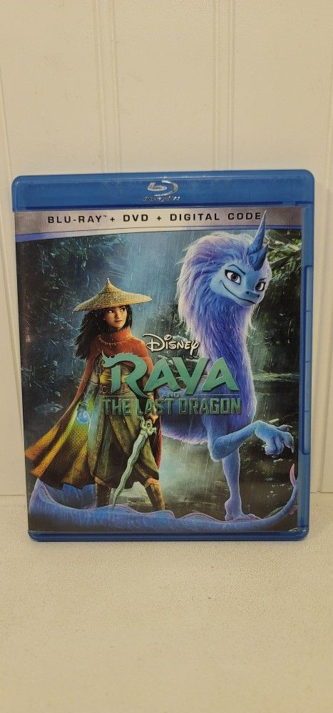 $5 DISNEY BLU RAY MOVIE. RAYA AND THE LAST DRAGON. BLU RAY ONLY. NO DIGITAL. $5 OR TRADE FOR A MOVIE TITLE I DO NOT ALREADY OWN.