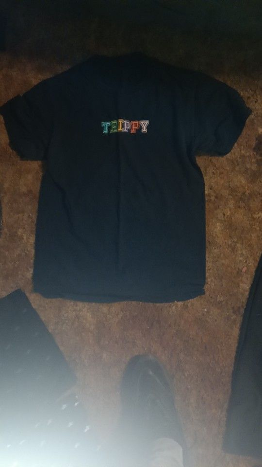 Trippy T Shirt Medium Black Tshirt