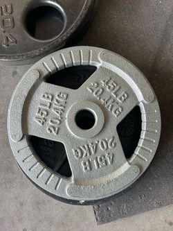 6x45lbs weights