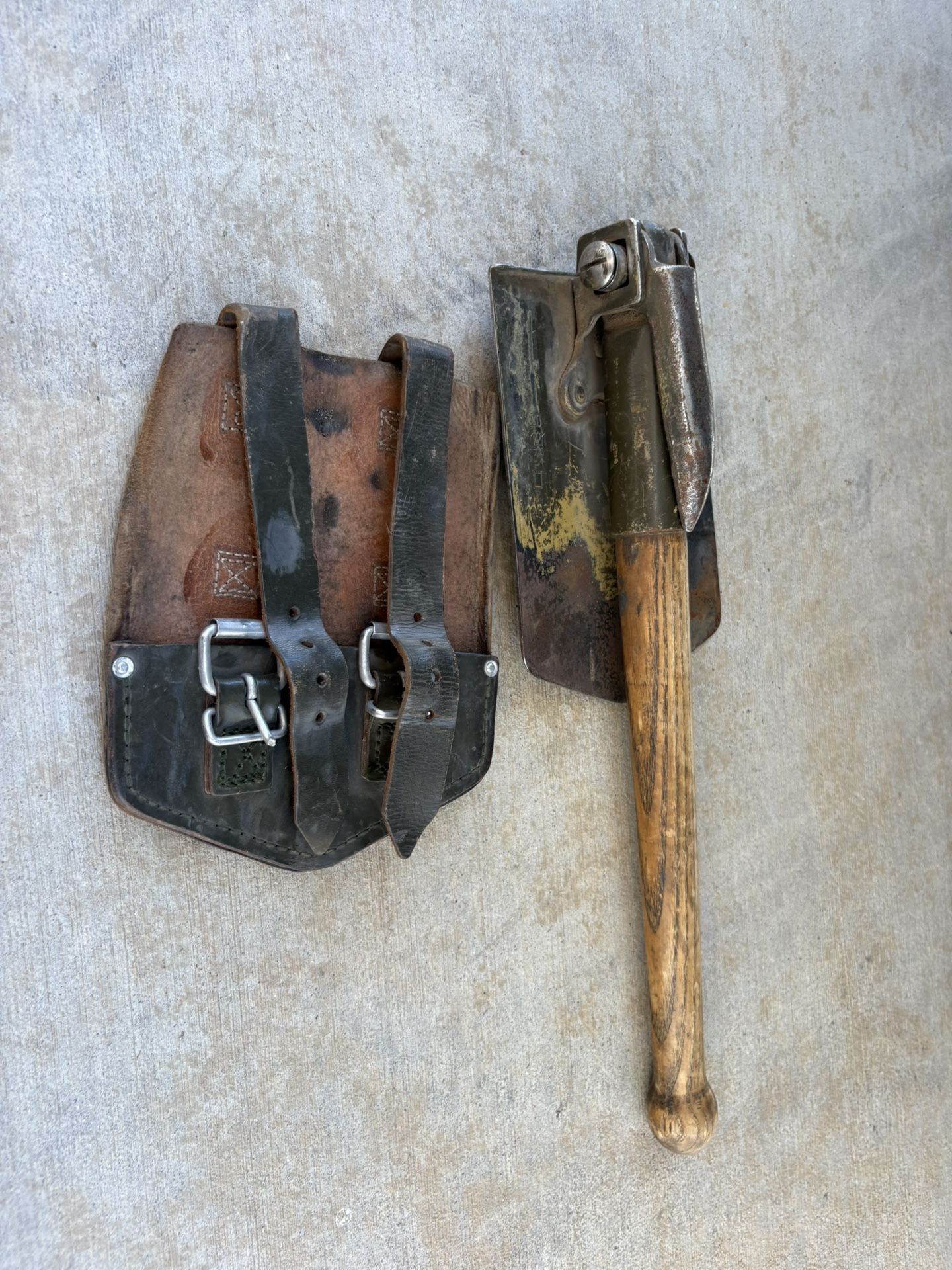 Vintage Germany Military Shovel 1965