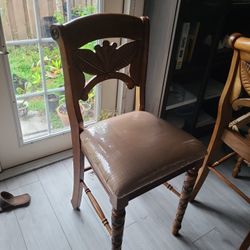 Florida Inspired Wooden Accent Chairs