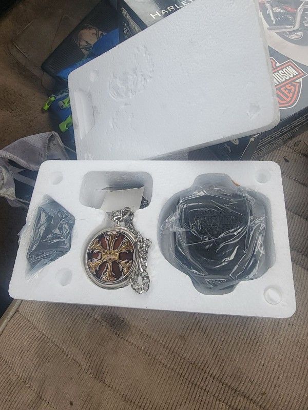 Franklin Mint Harley Davidson Pocket Watch