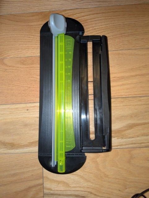 Black And Green Paper Trimmer