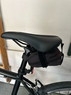 Black Bike Saddle Bag with Seat Post Mount