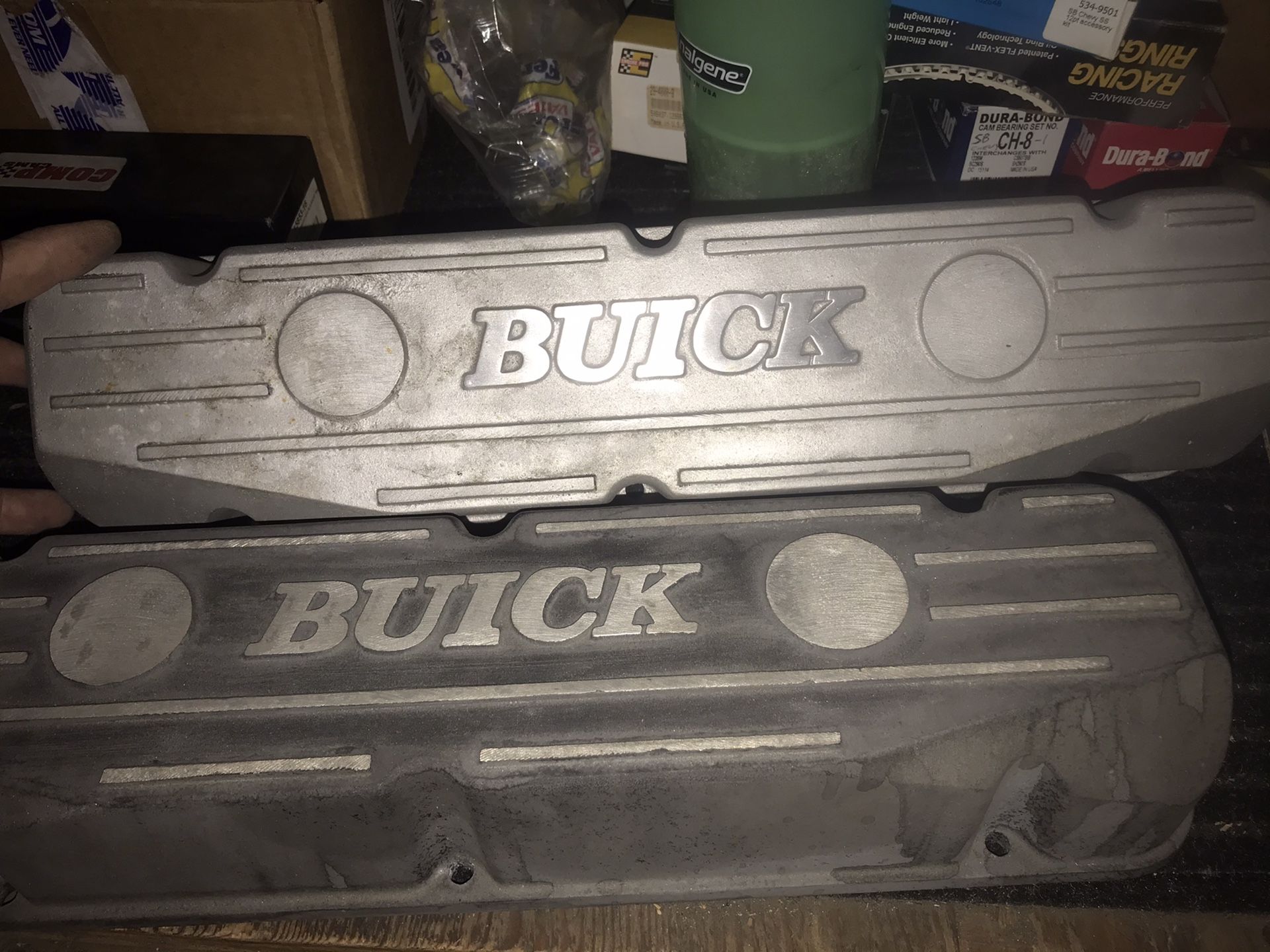 Buick 350 aluminum valve covers