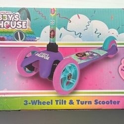  $20 Gabys Dollhouse 3 Wheel Toddler Scooter