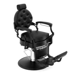 New vintage barber chair with heavy duty pump and base 