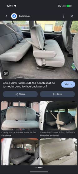 2011 E350 bench seats all three good condition seats only