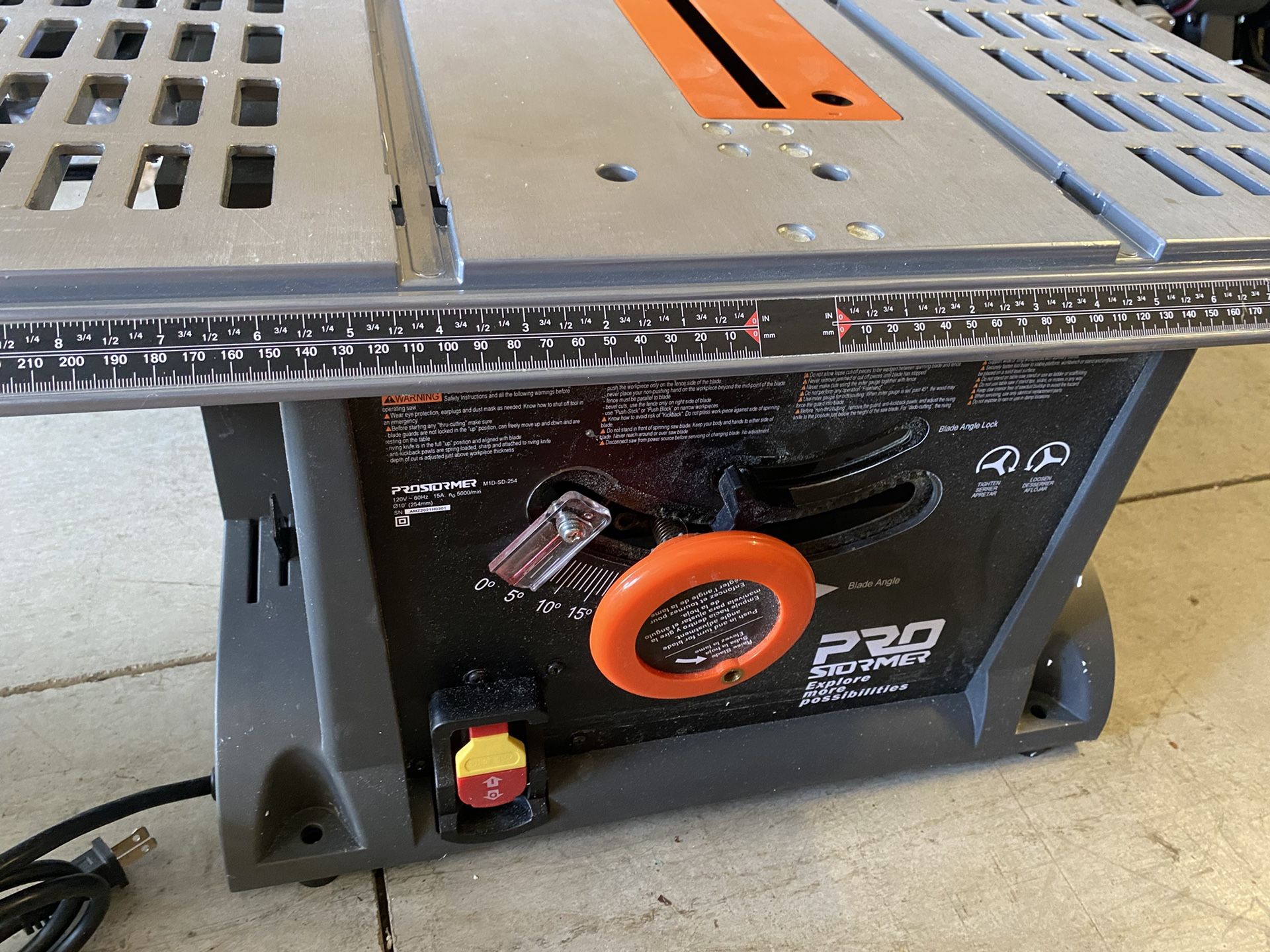 Pro Stormer 10 Inch Table Saw