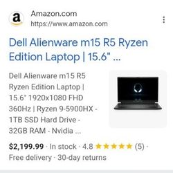 Alienware M15 R5 Ryzen 9 RTX 3070