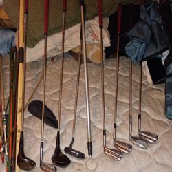 Golf Clubs And A Bag
