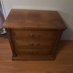 Wooded Nightstand Cash Only Must Pick Up