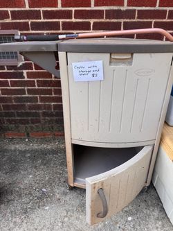 Cooler - with shelf and storage